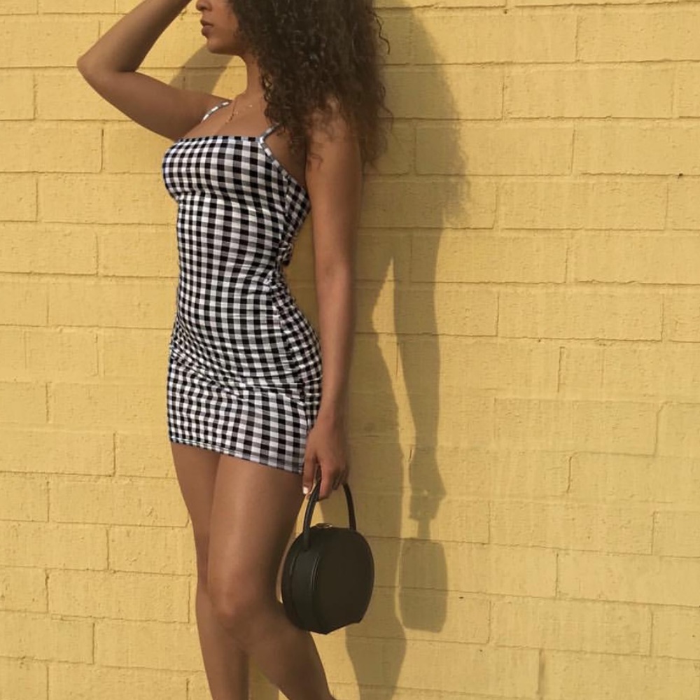 Gingham Mini Dress
